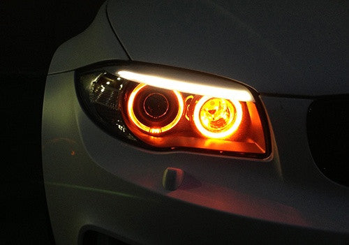 BMW H8 40W CREE XP-E LED Angel Eyes / Halo Ring replacement Light bulb Amber