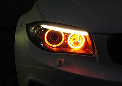 BMW H8 40W CREE XP-E LED Angel Eyes / Halo Ring replacement Light bulb Amber