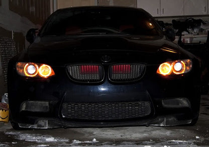 BMW H8 40W CREE XP-E LED Angel Eyes / Halo Ring replacement Light bulb Amber