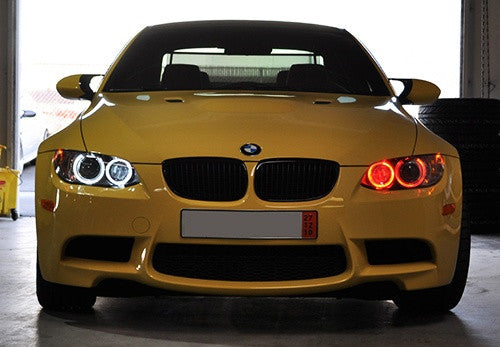 BMW H8 40W CREE XP-E LED Angel Eyes / Halo Ring replacement Light bulb Amber