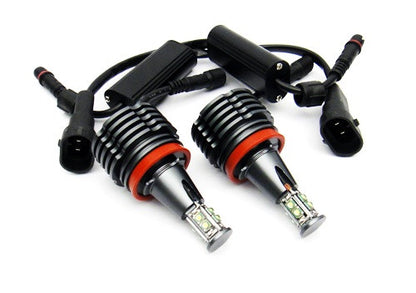 BMW H8 40W CREE XP-E LED Angel Eyes / Halo Ring replacement Light bulb Amber