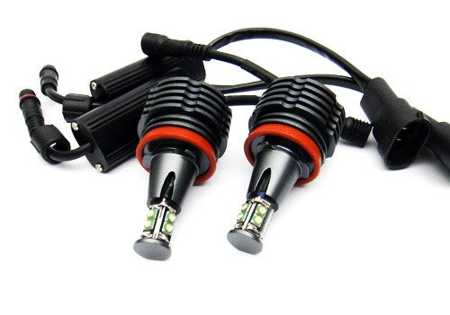 BMW H8 40W CREE XP-E LED Angel Eyes / Halo Ring replacement Light bulb Amber