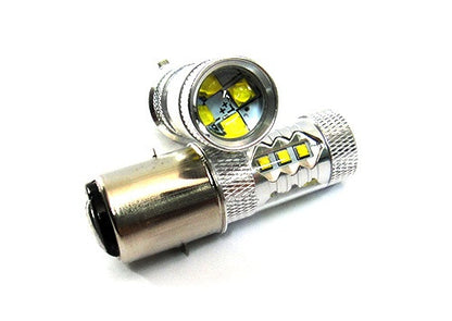 1 piece of H6 BA20d 16x CREE XB-D LED Projector Headlight Light bulb 80W white