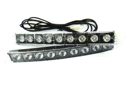 Universal Audi style 9 LED Daytime Running Light Daylight / DRL Fog Lamp