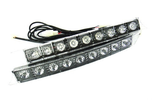 Universal Audi style 9 LED Daytime Running Light Daylight / DRL Fog Lamp