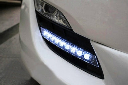 Universal Audi style 9 LED Daytime Running Light Daylight / DRL Fog Lamp
