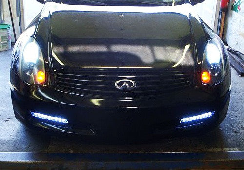 Universal Audi style 9 LED Daytime Running Light Daylight / DRL Fog Lamp