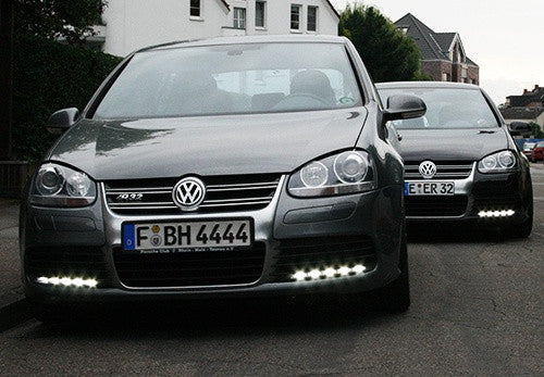 Universal Audi style 9 LED Daytime Running Light Daylight / DRL Fog Lamp