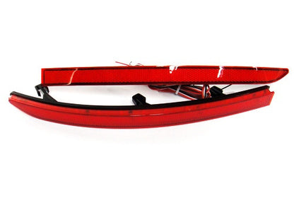2x LED Bumper Reflector Red lens Tail Brake Light lamp Red 2008-15 Volkswagen Tiguan