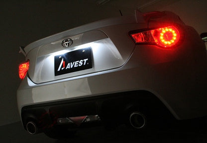LED License Plate Light lamp OEM replacement kit Subaru BRZ Scion FR-S 86