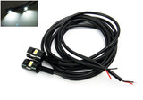 2 pieces of Bolt-On black Screw SMD LED License Plate Light Lamp white