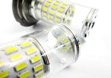 2 pieces of H7 (499) Diffusion Mirror 60 SMD LED Light 18W white