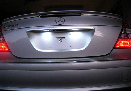 LED License Number Plate Light lamp OEM replacement kit Mercedes W211 W219 R171