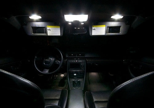LED Interior Sun Visor Vanity Mirror Light OEM Replacement kit Audi Volkswagen