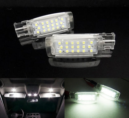 LED Interior Sun Visor Vanity Mirror Light OEM Replacement kit Audi Volkswagen