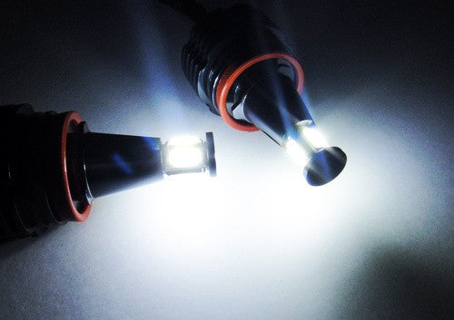 BMW Xenon white H8 20W COB LED Angel Eyes / Halo Ring Replacement Light bulb