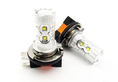 2 pieces of H15 64176 10X CREE XB-D LED Projector Light bulb 50W white