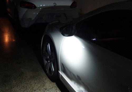 LED Peripheral Outside Side Mirror Puddle Light OEM Replacement kit Eos GTI Jetta Passat