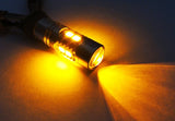 2 pieces of 10 SAMSUNG 2835 SMD LED PW24W PWY24W Light bulb amber