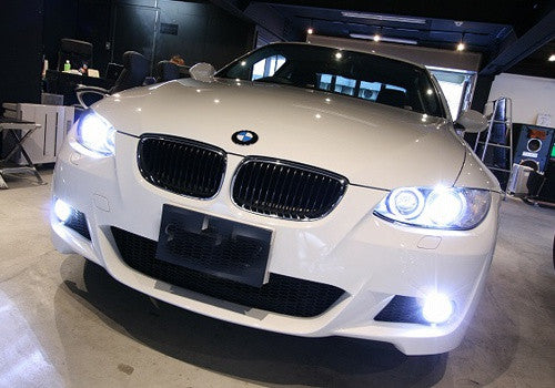 BMW xenon white H8 LED Angel Eyes / Halo Ring replacement Light / Lamp bulbs V-shape