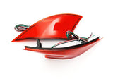 2x LED Bumper Reflector Red lens Tail Brake Light lamp Red XE30 2013+ Lexus IS 250 350