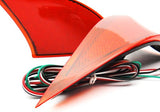 2x LED Bumper Reflector Red lens Tail Brake Light lamp Red XE30 2013+ Lexus IS 250 350