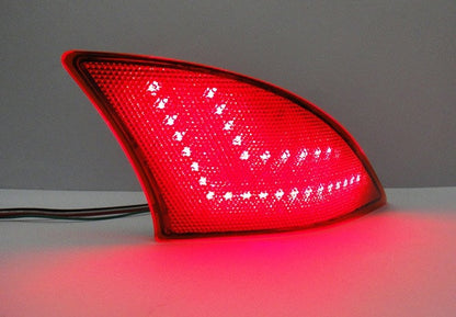 2x LED Bumper Reflector Red lens Tail Brake Light lamp Red XE30 2013+ Lexus IS 250 350