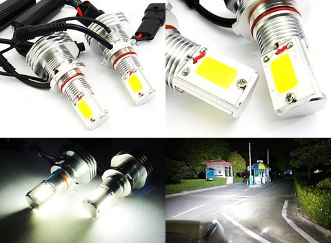 2 pieces of 9005 HB3 9145 H10 High Power COB LED HeadLight Fog Light bulb 60W white