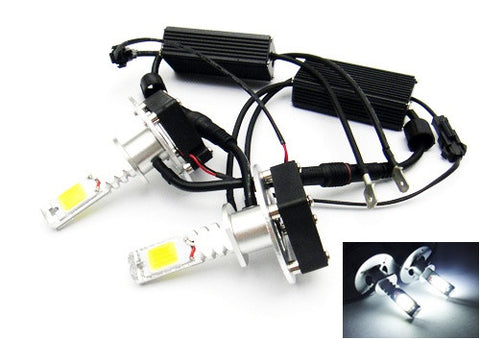 2 pieces of H1 448 High Power COB LED HeadLight Fog Light bulb 40W white