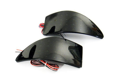 2x LED Bumper Reflector Black Smoked lens Tail Brake Light lamp Red XE20 2006-13 Lexus IS 250 350
