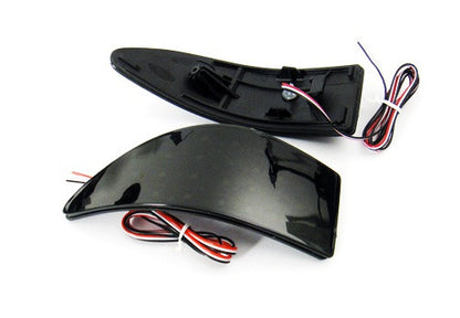 2x LED Bumper Reflector Black Smoked lens Tail Brake Light lamp Red XE20 2006-13 Lexus IS 250 350