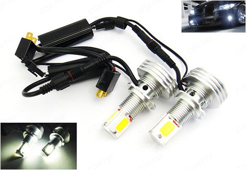 2 pieces of LUFFY H7 (499) High Power COB LED HeadLight Fog Light bulb 60W white