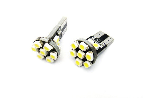 2 pieces of 13 SMD LED 360¡ã T10 168 194 501 2825 W5W compact wedge Light bulb white