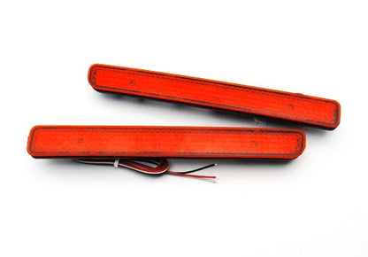 2x LED Bumper Reflector Red lens Tail Brake Light Red Discovery 3 4 LR3 LR4 Range Rover Sport