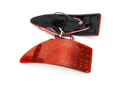 2x LED Bumper Reflector Red lens Tail Brake Light lamp Red XE20 2006-13 Lexus IS 250 350