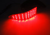 2x LED Bumper Reflector Red lens Tail Brake Light lamp Red XE20 2006-13 Lexus IS 250 350