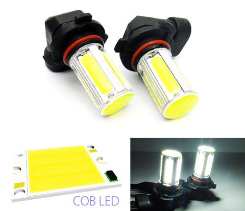 2 pieces of LUFFY 9005 HB3 9145 H10 High Power COB LED Light bulb 25W white