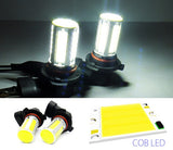 2 pieces of LUFFY 9005 HB3 9145 H10 High Power COB LED Light bulb 25W white