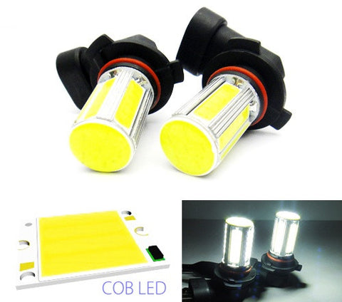 2 pieces of LUFFY 9005 HB3 9145 H10 High Power COB LED Light bulb 25W white