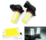 2 pieces of LUFFY 9005 HB3 9145 H10 High Power COB LED Light bulb 25W white