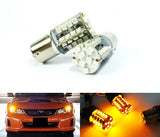 2 pieces of 40 SMD LED PY21W 581 BAU15s Light bulb amber