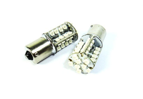 2 pieces of 40 SMD LED PY21W 581 BAU15s Light bulb amber