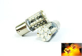 2 pieces of 40 SMD LED PY21W 581 BAU15s Light bulb amber