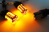 2 pieces of 40 SMD LED PY21W 581 BAU15s Light bulb amber