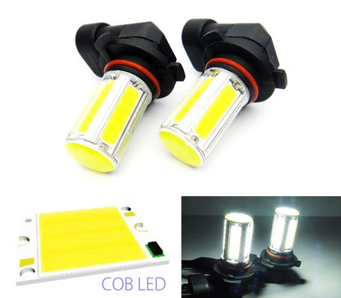 2 pieces of LUFFY 9006 HB4 High Power COB LED Light bulb 25W white