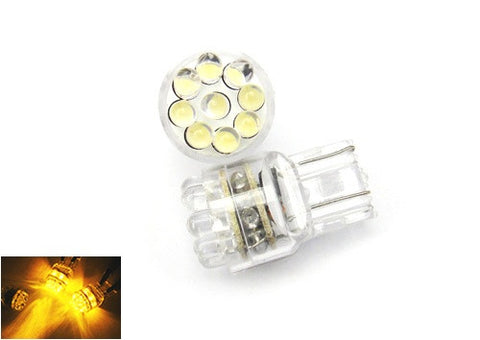 2 pieces of 15 LED 580 7443 W21/5W 582 7440 W21W 992 Light bulb amber