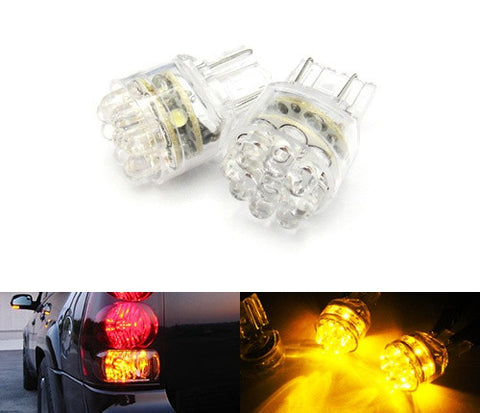 2 pieces of 15 LED 580 7443 W21/5W 582 7440 W21W 992 Light bulb amber