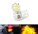 2 pieces of 15 LED 580 7443 W21/5W 582 7440 W21W 992 Light bulb amber