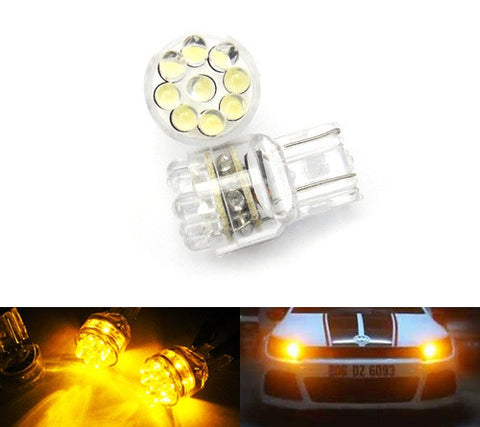 2 pieces of 15 LED 580 7443 W21/5W 582 7440 W21W 992 Light bulb amber