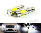 2 pieces of BAX9s H6W 64132 High Power LED Projector Light bulb with Plasma SMD LED 7.5W white